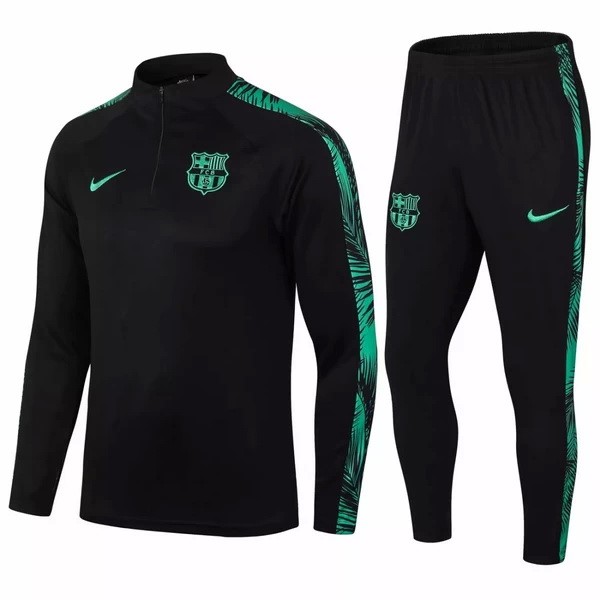 Chandal Barcelona 2021-22 Negro Verde